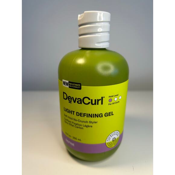 DevaCurl LIGHT DEFINING GEL Soft Hold Non-Crunchy Styling Gel 12oz NEW Deva Curl - Picture 4 of 4